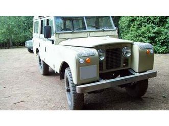 1971 land rover series 2a beige manuel conduite à droite...