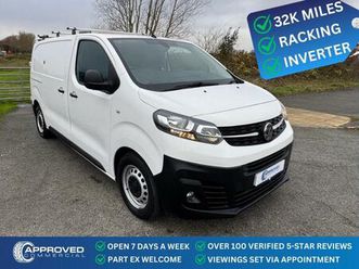 2022 vauxhall vivaro (22) lwb 3100 2.0 145 bhp dynamic euro 6 ulez panel van diesel manual