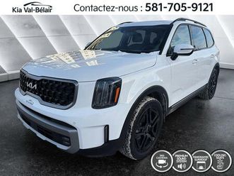 used 2023 kia telluride sx *awd *v6 *291hp *cuir *toit *gps *caméra 360°