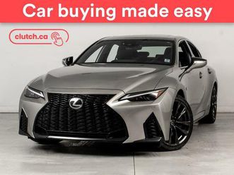 used 2023 lexus is 300 f sport w/bluetooth, cruise control, rearview camera