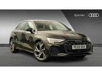 audi a3 35 tfsi black edition 5dr s tronic