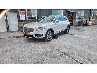 used 2019 lincoln nautilus select awd-remote start-navigation-heated seats