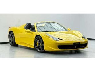 ferrari 458 spider 2012 ferrari 458 spider ,al tayer service history ,excellent condition ,gcc specs
