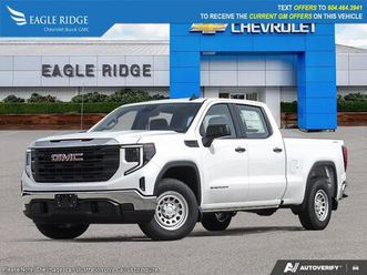 new 2026 gmc sierra 1500 pro electric rear-window defogger, electrical steering column lock, front frame-mounted black recovery hooks, hd rear vision camera, hi