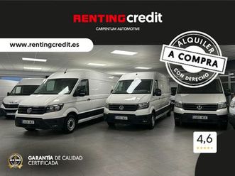 volkswagen crafter 35 furgón bl ta l4h3 2.0tdi 103kw(140cv) manual