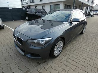 bmw 116i sport line lim. automatik leder grau met.