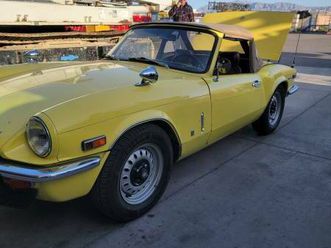 1974 triumph spitfire convertible – yellow – 4-speed – classic british