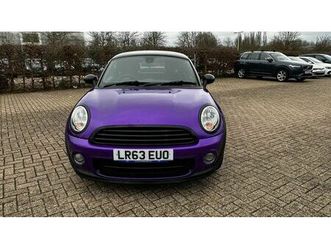 mini mini coupe 1.6 cooper coupe 2dr petrol manual euro 6 (start/stop) (122 ps)