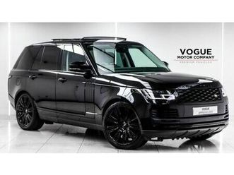 land rover range rover 3.0 sd v6 autobiography suv 5dr diesel auto 4wd euro 6 (start/stop) (275 ps)