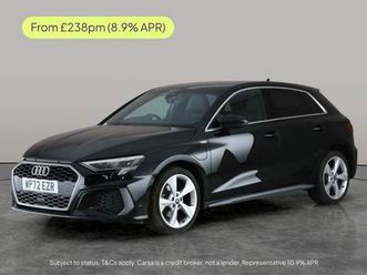 2022 audi a3 40 tfsi e s line 5dr s tronic hatchback petrol/electric automatic