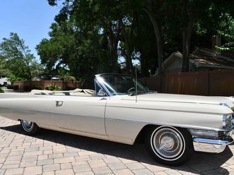 1963 cadillac series 62 series 62 convertible a/c power steering, brakes, window