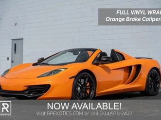 2013 mclaren mp4-12c 12c spider roadster 2d