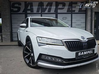 škoda superb 2.0 tdi scout combi - led luči - aktivni tempomat