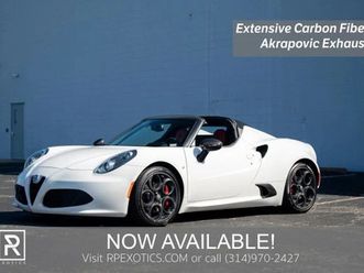 2020 alfa romeo 4c convertible 2d