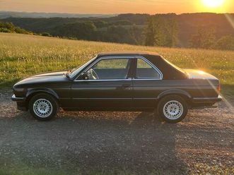 bmw 320i e30 baur cabrio vfl 6 zylinder schwarz tausch möglich