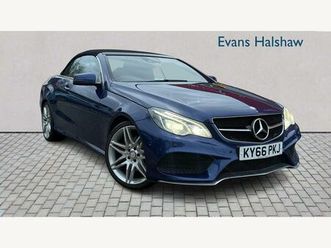 3.0 e350d v6 amg line edition cabriolet g-tronic+ euro 6 (start/stop) 2dr