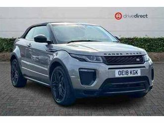 2018 land rover range rover evoque 2.0 td4 hse dynamic lux 2dr auto convertible diesel automatic