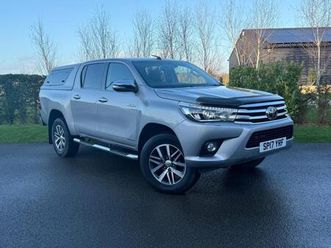 2017 toyota hilux invincible d/cab pick up 2.4 d-4d ** no vat ** pick up diesel manual