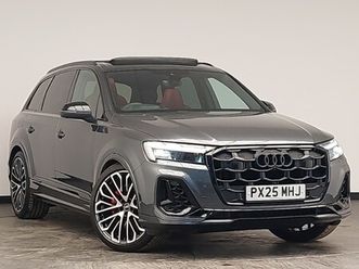 2025 - sq7 tfsi quattro black ed 5dr tiptronic