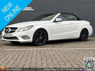 mercedes-benz e-klasse cabrio - 220 bluetec prestige | climate | cruise | navi | pdc | stoelverwarming |