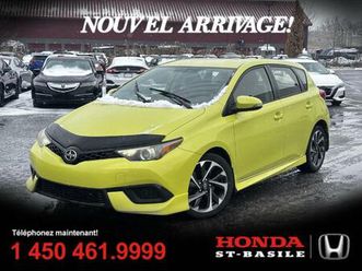 2016 scion im hatchback + automatique + 90,885 km + camera + mag