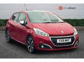 2018 peugeot 208 1.2 puretech allure premium hatchback 5dr petrol manual euro 6 (start/stop) (82 ps hatc...