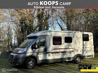 adria mobil coral adria coral s axess 600 sl fiat 2.3 150pk automaat euro 5 | enkele-bedden | fiets-lift | douche/ wc | garage | 7m lang | orig. nl nap