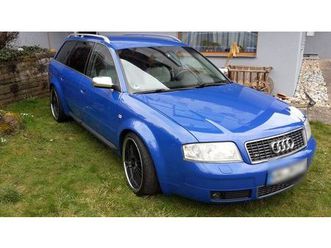 audi s6 4b nogaro blau original leder usm.