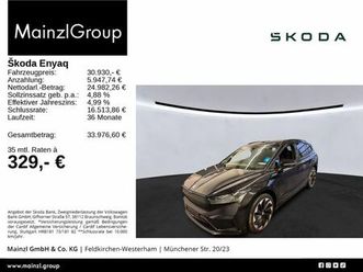 skoda enyaq 80 sportline ahk kamera hud memory navi