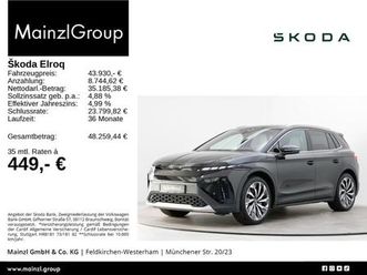 skoda elroq 85 lodge ahk acc hud 4xshz 360 wäpu matrix