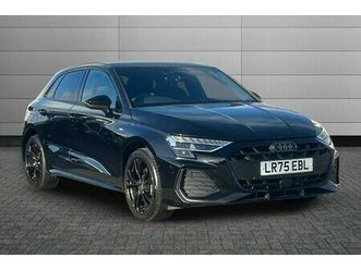 audi a3 sportback tfsi e black edition 204 ps e s tronic