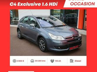 citroen c4 exclusive 1.6 hdi 16v 110ch