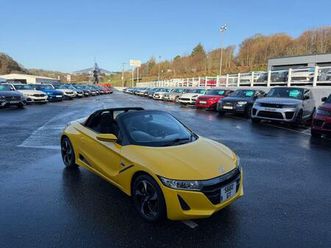 s660 turbo targa roof convertible kei car yellow with black trim