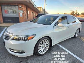 2014 acura rlx tech package /only 112k miles / pearl white / new tires