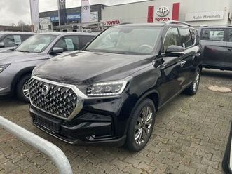 kgm rexton 2.2 diesel 4wd autom. lux, leder beige