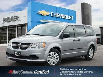 2017 dodge grand caravan canada value package