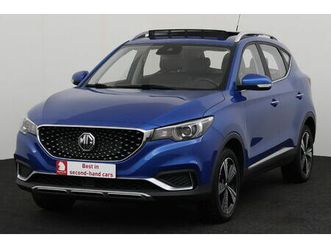 mg zs ev ev 45 kwh + a/t + carplay + leder + camera + pdc + cruise(acc) + pano dak + alu 17