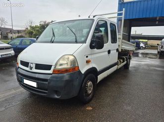 renault master dci 90,7 places,168000 kms,benne hydraulique,attel,tva recup,distri neuve