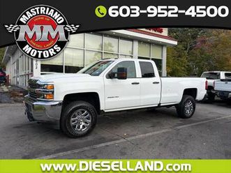 2018 chevrolet chevy silverado 2500hd 4x4 double cab long bed 6.0l v8 gas sharp