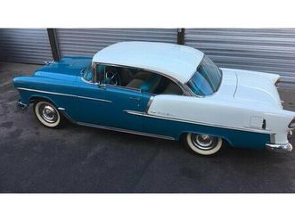 1955 chevrolet bel air bleu automatique, 3 vitesses condu...