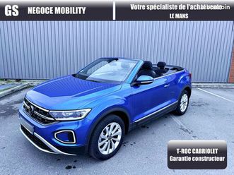 volkswagen t-roc cabriolet 1.5 tsi evo dsg7 style – garantie volkswagen