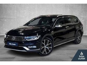 volkswagen passat alltrack 240hk 4motion adaptivecuise skinn panorama hfeste++ 2016 svart