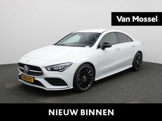 mercedes-benz cla 180 amg line automaat | amg line | night pakket | ambilight | widescreen | stoelverwarming | camera | navigatie | cruise | clima | pdc | lmv |