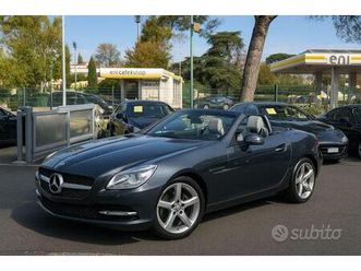 mercedes-benz slk 200 sport 7 g-tronik pelle bianc