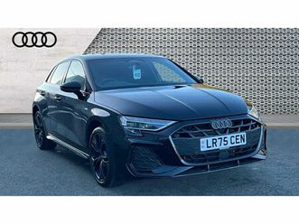 audi a3 sportback tfsi e black edition 204 ps e s tronic