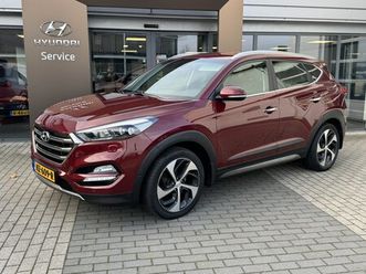 hyundai tucson 1.6 t-gdi premium automaat 4wd | trekhaak 13p 1600kg! | leder |
