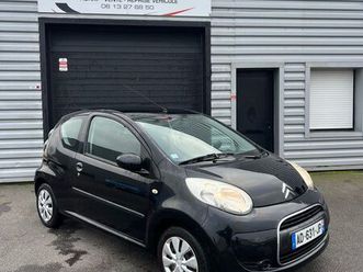 citroen c1 c1 1.0i style, berline, noir, 4 cv, 3 portes