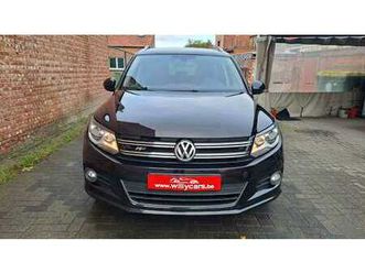 volkswagen tiguan 1.4 tsi r-line* blue motion*airco*pano open dak*verwarmde leder zetels*