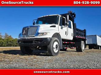 2009 international 4400 crew cab dump truck