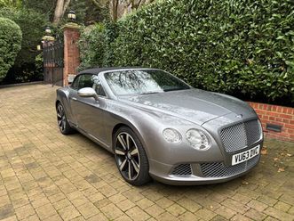 2013 bentley continental gtc mulliner driving specification. 64000 miles. fsh. | ebay uk